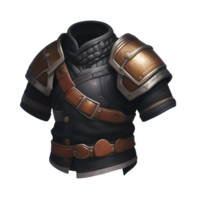 Medieval leather armor game ai generated png