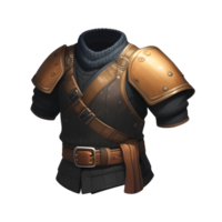 Medieval leather armor game ai generated png