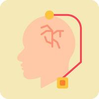 Deep Brain Stimulation Vector Icon