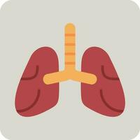 icono de vector de pulmones