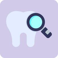 dental chequeo vector icono