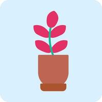 Ficus Elastica Vector Icon