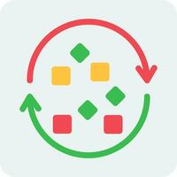 Unstructured Data Vector Icon