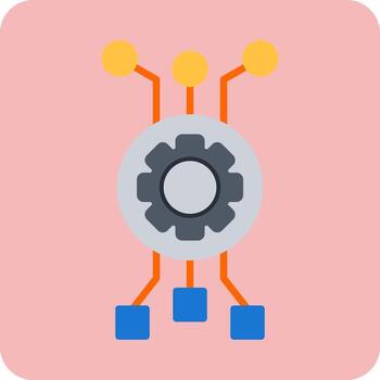 icono de vector de algoritmo