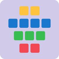 icono de vector de datos estructurados