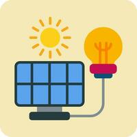 icono de vector de energía renovable