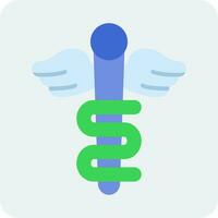 Rod Of Asclepius Vector Icon