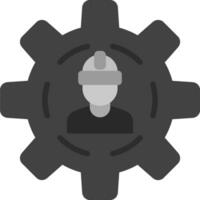 icono de vector de trabajador