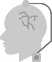 Deep Brain Stimulation Vector Icon