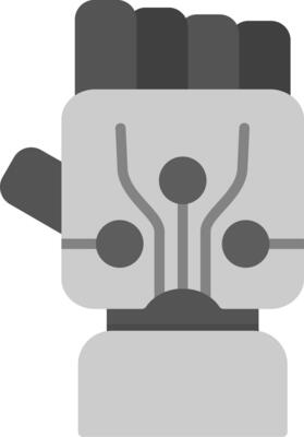 Bionic Hand Vector Icon