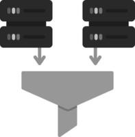 icono de vector de minería de datos