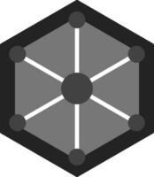 icono de vector hexagonal