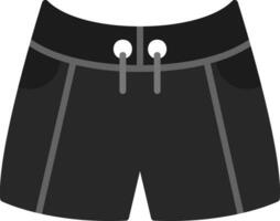 icono de vector de pantalones cortos