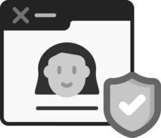 Cyber Security Vector Icon
