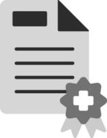 Medical Certificate Vector Icon