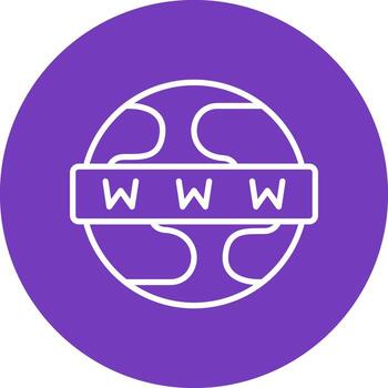 icono de vector de internet