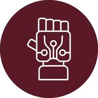 Bionic Hand Vector Icon