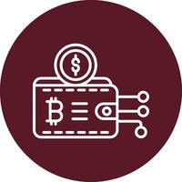 Crypto Wallet Vector Icon