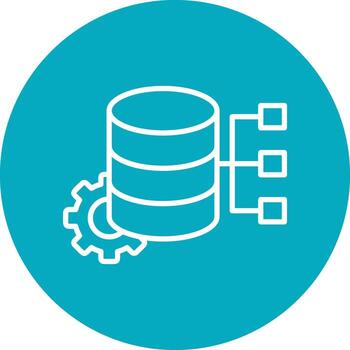 icono de vector de base de datos