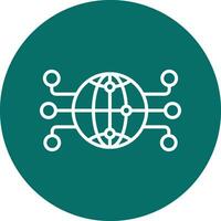 Global Network Vector Icon