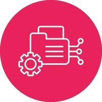 Data Management Vector Icon