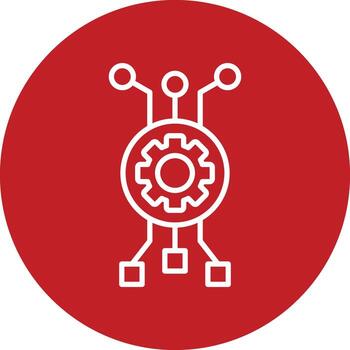 icono de vector de algoritmo