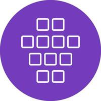 icono de vector de datos estructurados