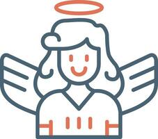 ángel vector icono