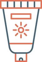 Sunscreen Vector Icon