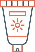 Sunscreen Vector Icon