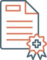 Medical Certificate Vector Icon