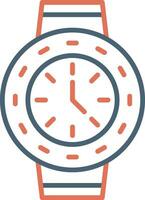 reloj, vector, icono vector