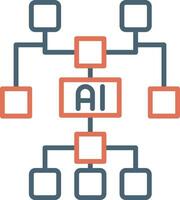 Artificial Intelligence Vector Icon