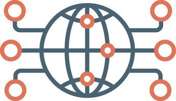 Global Network Vector Icon