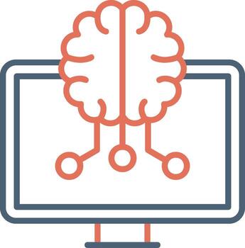 Machine Learning Vector Icon