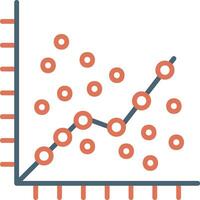 Linear Regression Vector Icon