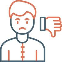 Dissatisfaction Vector Icon