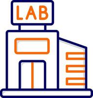 icono de vector de laboratorio