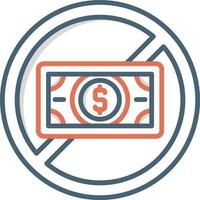 No Money Vector Icon