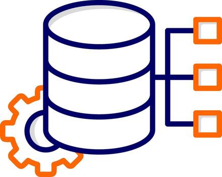 icono de vector de base de datos