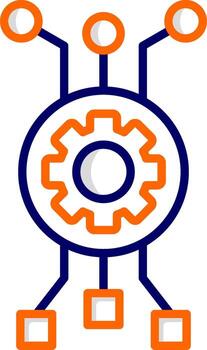 icono de vector de algoritmo