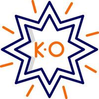 ko vector icono