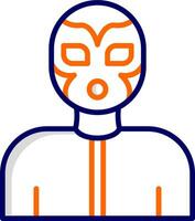 luchador vector icono