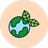 Planet Earth Vector Icon