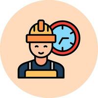 Working Hours Vector Icon