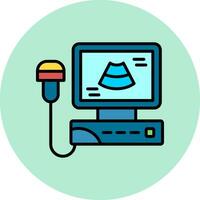 Ultrasonography Vector Icon