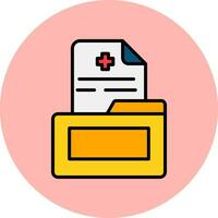 Medical File Vector Icon