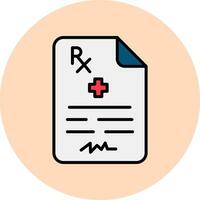 Medical Prescription Vector Icon