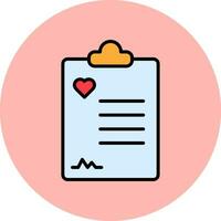 Health Report Vector Icon