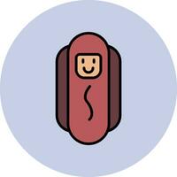 Hot Dog Vector Icon